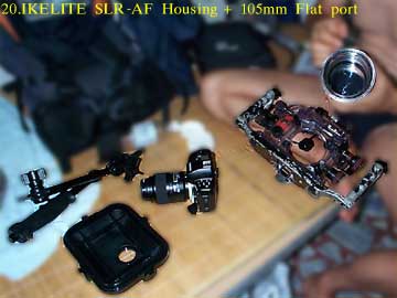 20.IKELITE SLR-AF Housing + 105mm Flat port