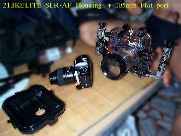 21.IKELITE SLR-AF Housing + 105mm Flat port